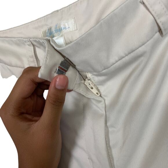 Lady Hagen Relaxed Leg Capri Pant Light Khaki Size 8 - Picture 3 of 10